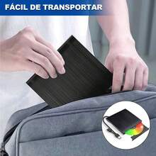 Glowlin Grabadora CD/DVD Externa USB 3.0,Grabadora CD DVD Lector Externo Portátil, Unidad Óptica Externa de CD/DVD- CD Player Compatible para computadora Escritorio PC Linux OS - Negro - Ver 6