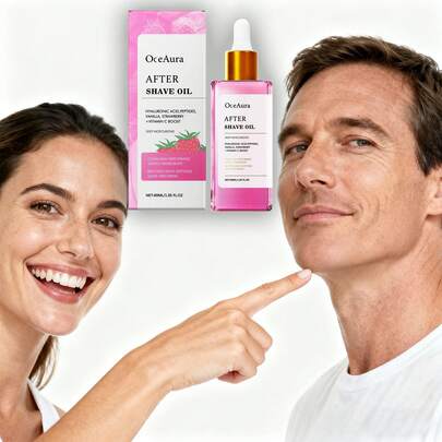 须后毛孔收缩保湿身体油 1.35 盎司 – 轻盈的须后精华，男女皆宜，可柔滑唇部、腋下、腿部和手部肌肤，收缩毛孔，恢复丝滑肌肤 – 完美的节日礼物