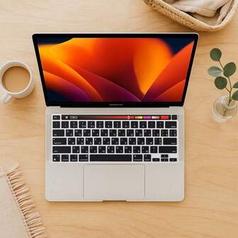 1pc Black Silicone Ukrainian Keyboard Cover Skin US/EU Layout Compatible With M1 M2 Pro 13" (A2338, A2251, A2289) | For Pro 16" (A2141, A2251) 2023 2022 2021 2020, Washable Ultra-Thin Design, KeyBoard Protector