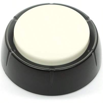 HAWTLarge Talking Alarm Clock For Blind - Announcing Time Date And Week Of Day. Perfect For Visually Impaired Elderly Hearing Aid White