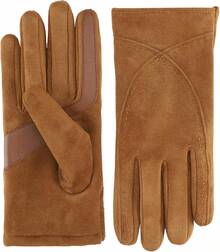 Isotoner Womens Water Repellent Touchscreen Microsuede Shortie Gloves - Rượu cô-nhắc - Xem 8