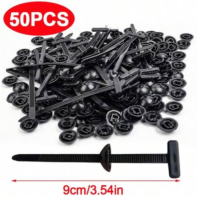 Nylon Universal Cable Tie Buckle,Heavy Duty Self-Locking Nylon Zip Ties Holder