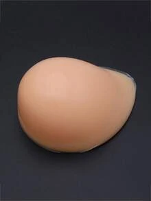 WANTES 1 Pair Medical Grade Silicone Teardrop Breast Prosthesis, Teardrop Breast Forms Suitable For Roleplay/Breast Reconstruction, Durable Concave Breast Prosthetics - Beige - View 4