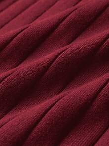 Men's Casual Ribbed Knit Sweater, Round Neck, Minimalist & Fashionable For Everyday Wear