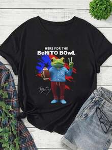2026 Puerto Rico Football Show Shirt Benito Bowl Shirt Puerto Rican Football Tee Benito - 黑色 - 查看 1