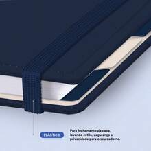 Disco Notebook + Iscool Hardcover 140 Sheets Smart Solid Colors - Navy Blue - View 10