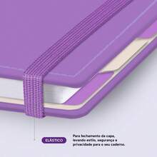 Disco Notebook + Iscool Hardcover 140 Sheets Smart Solid Colors - Lilac - View 10