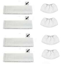 For Karcher Easyfix SC1 SC2 SC3 SC4 Steam Cleaner Accessories Set, Microfibre Floor Cloth, Hand Nozzles Covers, Abrasive Cloths, Round Brush, Mop Cloths Round Nozzle Brushes Manual Nozzle Covers For EasyFix Steam Cleaner Replacement Parts - Multicolor - View 12