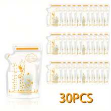 30/100 Túi trữ sữa mẹ cổ dài 8,45oz, Túi giữ độ tươi dạng vòi có nắp đậy kín, thích hợp để trữ sữa mẹ đông lạnh và lạnh - Nhiều màu - Xem 1