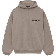 Essentials -Fear Of God Oversized Hoodie Collection FW21-FW2 MEN WOMEN Hoodie Vintage Flocking Craftsmanship Combined With Modern Breathable Technology, Warm Cotton Flocking, Loose Urban Functional Wear, High-End Cotton To Create An Urban Street Style, Loose Silhouette Non-Ge - Ss24 Xám thạch nam - Xem 1