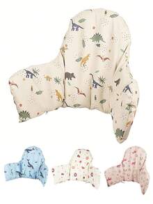 1pc Baby High Chair Cushion Insert, Fits Various Inflatable Cushion High Chairs, Inflatable High Chair Accessory - Multicolor - View 7