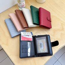 Portafoglio vintage di alta qualità multifunzione, porta carte di credito, custodia per passaporto, organizer da viaggio, copertina per passaporto, porta passaporto, custodia per passaporto da viaggio, leggero, impermeabile, accessori da viaggio, essenziali per crociere, essenziali per le vacanze, adatto per uomo e donna - Multicolore - Visualizzare 7