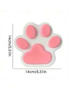 2025 New - Multi-Color Silicone Cat Paw Grape Slow Rebound Toy, 1pc Squeeze Stress Relief, Green Purple Orange Blue Pink Options, Suitable For Travel/Classroom/Bathroom/Desktop, For Kids & Adults, Healing Explosion Model, Birthday/Holiday/Gift - Multicolor - View 6