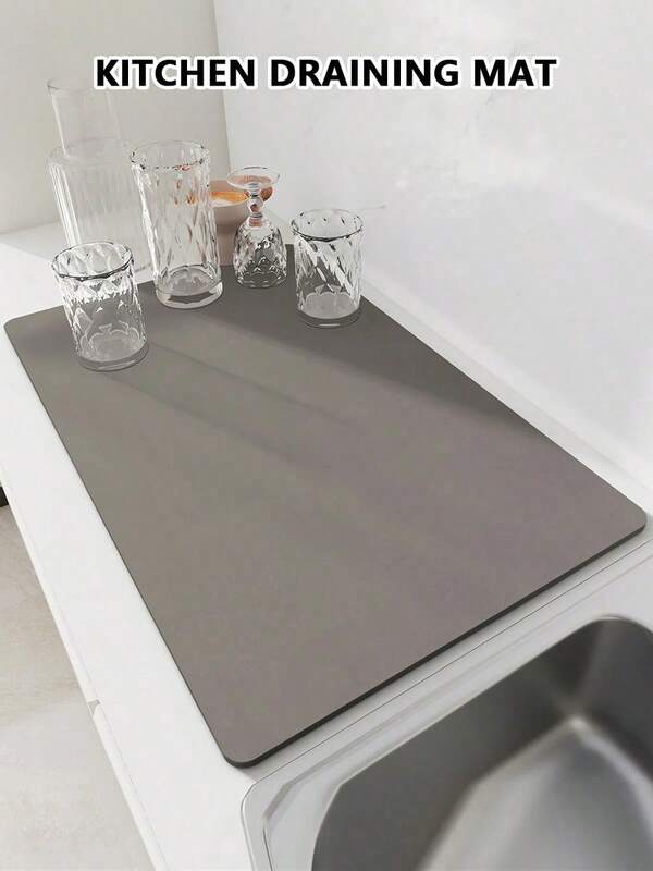 This Durable Kitchen Draining Mat Features A Super Absorbent Design, And Can Be Used As A Draining Mat, Anti-Slip Mat, Quick-Drying Mat, Tablecloth Or Sink Mat. Made Of Natural And Hygienic Materials, It Is A Practical Choice For Daily Home And Kitchen Use, As Well As A Thoughtful Option For Creating A Cozy Autumn/Winter Ambiance And Christmas Decor. Suitable For Home Organization, Holiday Decoration, And Tabletop Settings, It Is An Ideal Choice For Those Who Pursue High-Quality Living And Seasonal Aesthetics.