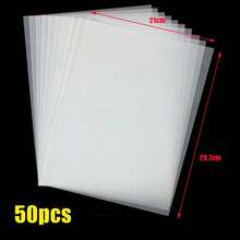 10/20/50/100张描图纸/空白素描纸/哑光纸，适用于DIY绘画、素描（纸张较薄易起皱，建议多买一些方便携带） - 無色 - 查看 16
