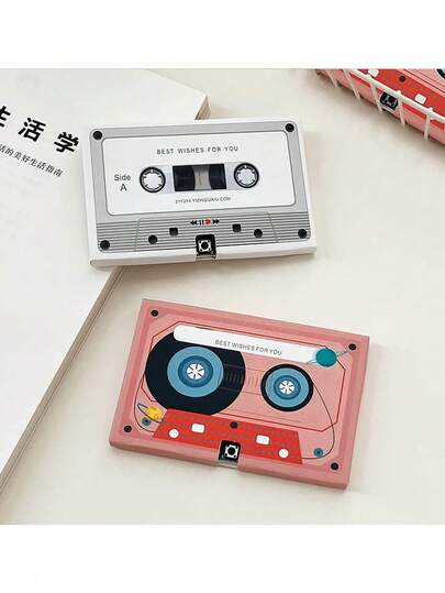 1pc Wedding/Party Greeting Card Recorder, Invitation With Recordable And Playback Audio Tape, For Expressing Blessings And Congratulations