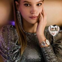 15 Pack Sublimation Watch Charm Blanks Heat Transfer Heart Watch Band Charms Person.Alized Photo Jewelry Charm Blank For Women Men DIY Picture Crafts Heart,Silver - Silver - 查看 3