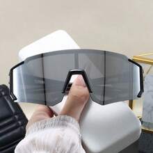 1 件女士无框个性化时尚复古运动眼镜别致嘻哈户外骑行度假旅行夏季海滩度假、户外、旅行秋季配件护目镜 - 銀色 - 查看 20