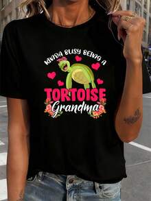 Women T-Shirts - Black - View 1