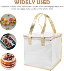 Cabilock Bolsa Térmica Aislante Para Alimentos Ideal Para Picnic Y Comida Caliente Bolsa De Aislamiento Para Pasteles Y Pizza Diseño Duradero Y Práctico - 1 - Ver 7