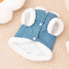 Hundegeschirr-Kleidung für Teddy & kleine/mittlere Hunde (Hinweis: Neue und alte Stile werden zufällig versendet) - Blau - Übersicht 10