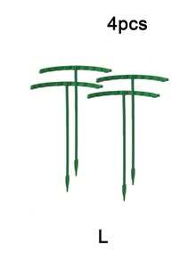 1/4/8pcs Plant Support Rack, Semi-Circle Plant Support Ring Plastic Plant Cage Trellis, Suitable For Small Plants, Flowers, Vegetables, Indoor Plants - Multicolor - View 11