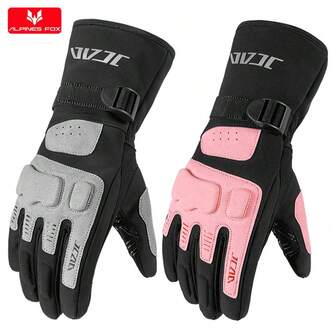ALPINES FOX 冬季保暖摩托车手套 防水防滑 男女通用越野摩托车骑行手套 触屏越野摩托车