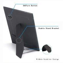 1pc Diamond-Inlaid Crystal Picture Frame; Glass Desktop Display Stand; Mirror Base Jewelry Display Cabinet; Luxury Desktop Decoration. - Inner Frame Dimensions - View 6