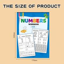 一本蒙特梭利写作入门书，学前书写练习册，脑力训练和专注力练习，纸质，适合作为圣诞礼物、学校用品或返校用品。 - 彩色 - 查看 11