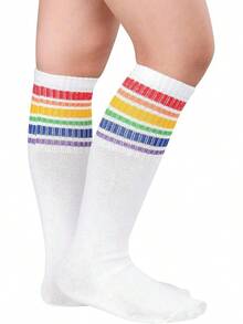 Football Socks For Boys And Girls - Black and White - View 3