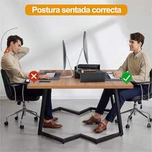 Soportes de Monitor de Computadora,Soporte para Monitor Doble, Ángulo y Longitud Ajustables, Base para Monitor Escritorio de Computadora - 1 - Ver 3