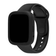 一套硅胶透气运动表带 + 硅胶保护壳，适用于 Redmi Watch 3 Active/Lite，透气防摔表带，男女通用，适用于 Redmi Watch 3，智能手表表带配件套装