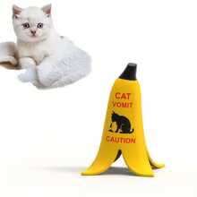 Banana Peel Edition Caution Sign, Creative Cat Design - Cat Style - View 5