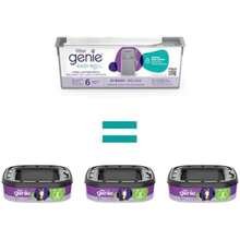 Recambio Genie Easy Roll |Incluye 24 bolsas perforadas en rollo y puede durar hasta 6 meses para gato(24 Bolsas (Paquete de 1)) - Unitalla - Ver 4