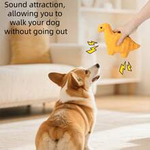 Deeow 三件套彩色恐龙造型宠物玩具——狗狗梦寐以求的玩伴！这些玩具趣味十足，会发出吱吱声，互动性强，而且非常耐啃咬，能让狗狗玩得不亦乐乎。适合各种体型的小型至中型犬，按压或啃咬时都会发出吱吱声，是狗狗打发无聊时光的理想伙伴。每个家庭都应该拥有这款宠物玩具——送给您可爱的毛茸茸朋友一份贴心的礼物，它一定会爱不释手！ - 彩色 - 查看 4