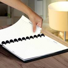 Caderno Disco + Iscool Capa Dura 140 Fls Inteligente Solid Colors - Preto - Visão 11