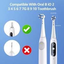 4/8 đầu bàn chải đánh răng thay thế, phù hợp với dòng Io, làm sạch sâu, chăm sóc răng miệng, đóng gói riêng lẻ, thích hợp sử dụng tại nhà và khi đi du lịch. - Màu xanh Bạc hà - Xem 2