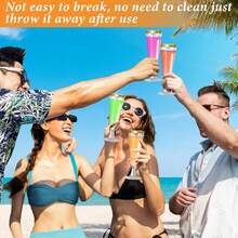 5.5盎司金边香槟杯，适合野餐、婚礼派对、庆典等场合，优雅且易于清洗 - 多色/款式隨機 - 查看 9