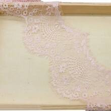 9.5cm Multi-Color Optional Lace Decoration Polyester Silk Women's Clothing Accessories Eyelash Lace Size 3 - màu đen - Xem 9