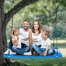 Columpio de plataforma  de 60 pulgadas, columpio de árbol con plataforma para niños, capacidad de peso de 700 libras - 60 pulgadas - Ver 9