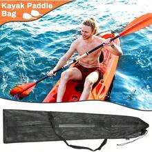2 bolsas de malla con cordn ajustable para remo de kayak, bolsa de almacenamiento porttil, bolsa de almacenamiento para kayak, barco, canoa, remo para almacenamiento de transporte - inicial - Ver 7