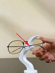 Glasses Placing Bracket Strip Shape Interesting And Simple Glasses Bracket Ornaments On People's Side Face. - Multicolor - View 6