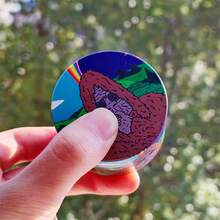 New Cartoon Pattern Zinc Alloy Metal Grinder, 4-Layer Manual Metal Smoking Pipe Grinder, Smoking Accessories, Hand Rolling Tools, Holiday Gifts, Birthday Presents - Green - View 3