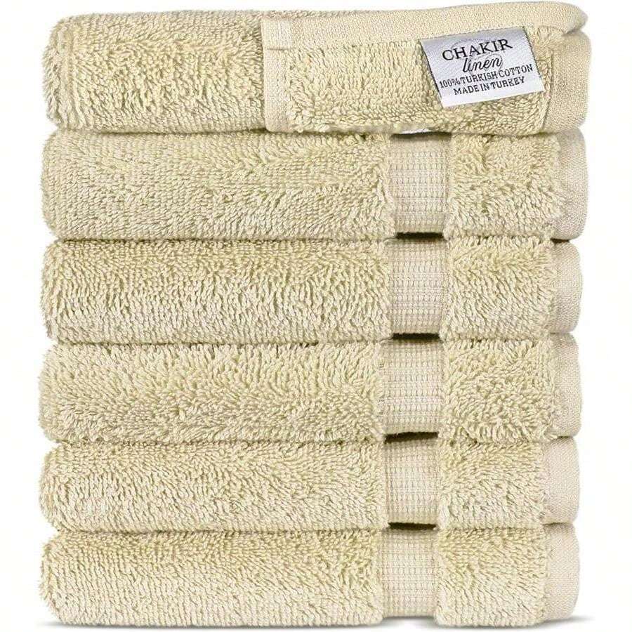 Chakir Turkish Linens | Hotel &Amp; Spa Quality 100% Cotton Premium Turkish Towels | Soft &Amp; Absorbent (4-Piece Bath Towels, Gray) - ColorF - 查看 1