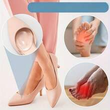 2/4/6Pcs Forefoot Pads For High Heels - Invisible, Transparent , Wear-Resistant With Non-Slip Texture , Suitable For Various Shoe Types, Shoe Comfort Enhancement | Invisible Shoe Pads | Transparent Design - Multicolor - View 7