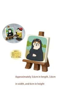 1pc Cute Cat Figurine, Creative Coffee Frog Decor Ornament, DIY Resin Crafts Decoration Room Decor Home Decor Ornaments Home Miniature Things - Multicolor - View 6