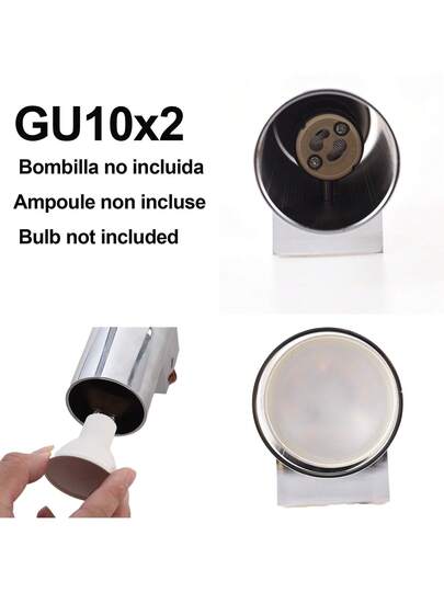 Dual Up Down Wand Light, GU10 Sockets, Bulbs Not Included "DUO PRO" view 4