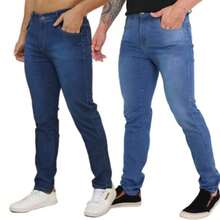 Kit Of 2 Jeans - Variety - Promotion - Men's - Immediate Shipping - Basic - Original - Premium Quality - Dark Wash - View 1