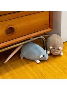 Jolie poupée de souris en peluche réaliste, peluche douce, décoration de bureau, décoration de fête et d'événement, accessoire de farce, cadeau amusant pour enfants et adultes, cadeau d'anniversaire, idéal pour les farces d'Halloween, peluche adorable convenant à diverses occasions - Multicolore - Voir 6
