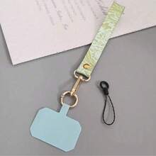 Painted Crossbody Cell Phone Lanyard Strap Adjustable Neck Hanging Rope With Gasket Clip Anti-Lost Universal Phone Case Lanyards Gifts For Mother, Family, Friends, Birthday, Holiday Phone Charm, Phone Chain - Green - View 19